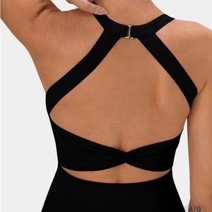 HALARA twisted side pocket dress with built-in shorts! Brand new with tags.